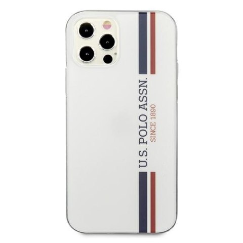 US Polo USHCP12MPCUSSWH iPhone12/12 Pro 6,1" biały/white Tricolor Collection