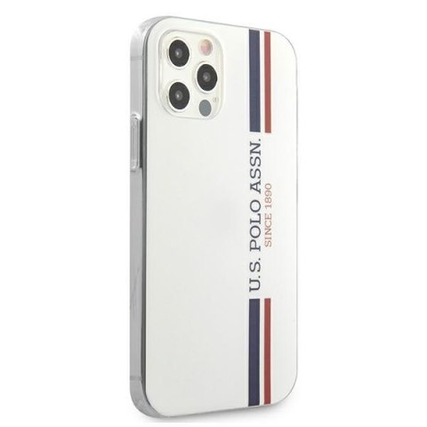 US Polo USHCP12MPCUSSWH iPhone12/12 Pro 6,1" biały/white Tricolor Collection