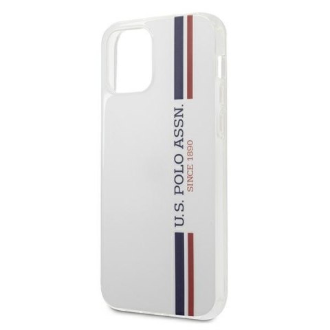 US Polo USHCP12MPCUSSWH iPhone12/12 Pro 6,1" biały/white Tricolor Collection