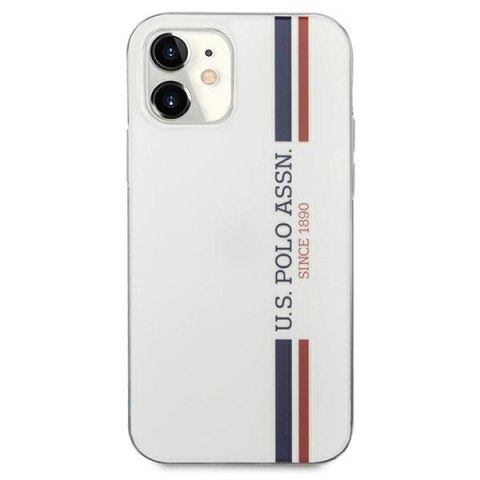 US Polo USHCP12SPCUSSWH iPhone12 mini 5,4" biały/white Tricolor Collection
