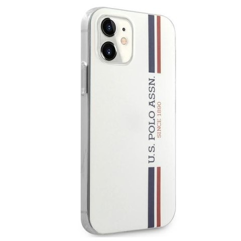 US Polo USHCP12SPCUSSWH iPhone12 mini 5,4" biały/white Tricolor Collection