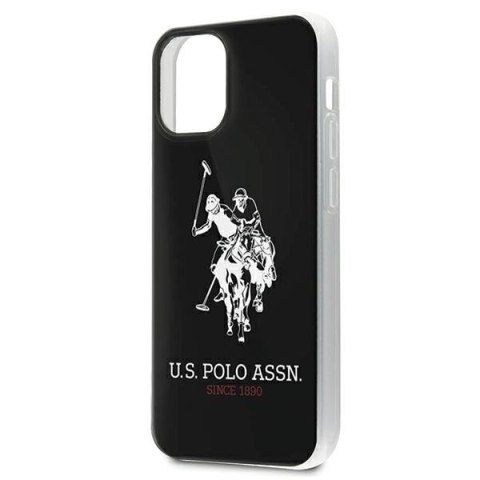 US Polo USHCP12STPUHRBK iPhone12 mini 5,4" czarny/black Shiny Big Logo