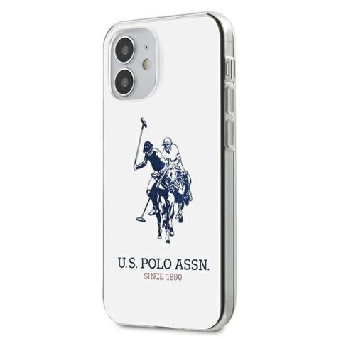 US Polo USHCP12STPUHRWH iPhone12 mini 5,4" biały/white Shiny Big Logo