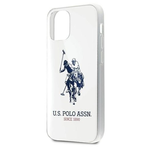 US Polo USHCP12STPUHRWH iPhone12 mini 5,4" biały/white Shiny Big Logo