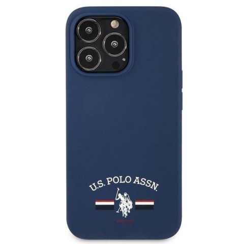 US Polo USHCP13XSFGV iPhone 13 Pro Max6,7" granatowy/navy Silicone Collection