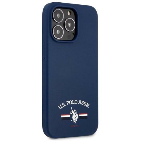 US Polo USHCP13XSFGV iPhone 13 Pro Max6,7" granatowy/navy Silicone Collection