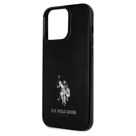 US Polo USHCP13LUMHK iPhone 13 Pro / 136,1" czarny/black hardcase Horses Logo