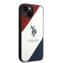 US Polo USHCP14MPSO3 iPhone 14 Plus / 15 Plus 6,7" biały/white Tricolor Embossed