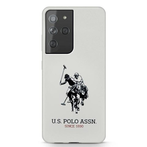 US Polo USHCS21LSLHRWH S21 Ultra G998biały/white Silicone Logo