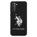 US Polo USHCS21MSLHRBK S21+ G996czarny/black Silicone Logo