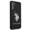 US Polo USHCS21MSLHRBK S21+ G996czarny/black Silicone Logo