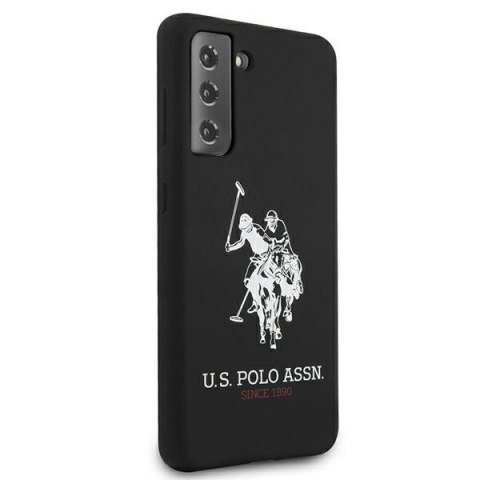 US Polo USHCS21MSLHRBK S21+ G996czarny/black Silicone Logo
