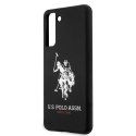 US Polo USHCS21MSLHRBK S21+ G996czarny/black Silicone Logo