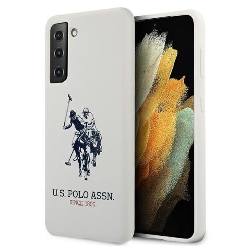 US Polo USHCS21MSLHRWH S21+ G996biały/white Silicone Logo