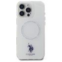 US Polo USHMP16XHOCLDPW iPhone 16Pro Max 6.9" biały/white IML Ring MagSafe