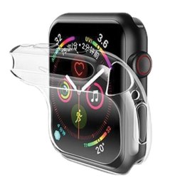 USAMS Etui ochronne Apple Watch 4/5/6/SE 44mm. transparent IW486BH03 (US-BH486)