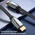 USAMS Kabel HDMI - HDMI 2m 2.1 8K UHD U67 czarny/black SJ497HD01 (US-SJ497)