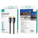 USAMS Kabel HDMI - HDMI 2m 2.1 8K UHD U67 czarny/black SJ497HD01 (US-SJ497)