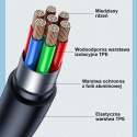 USAMS Kabel lightning 2,4A 1,2m Fast Charging Lithe Series czarny/black SJ565USB01(US-SJ565)