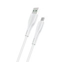 USAMS Kabel U38 microUSB 4A Fast Charge for OPPO 1m biały/white SJ375USB02 (US-SJ375)