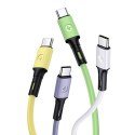 USAMS Kabel U52 USB-C 2A Fast Charge 1m żółty/yellow SJ436USB03 (US-SJ436)