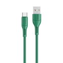 USAMS Kabel U68 USB-C 2A Fast Charge 1m zielony/green SJ501USB04 (US-SJ501)