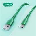 USAMS Kabel U68 USB-C 2A Fast Charge 1m zielony/green SJ501USB04 (US-SJ501)