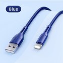 USAMS Kabel U68 lightning 2A Fast Charge 1m niebieski/blue SJ500USB03 (US-SJ500)