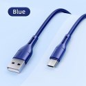 USAMS Kabel U68 microUSB 2A Fast Charge 1m niebieski/blue SJ502USB03 (US-SJ502)