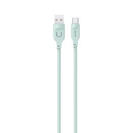 USAMS Kabel USB-C 6A 1,2m Port Display Fast charging Lithe Series zielony/green SJ568USB04 (US-SJ568)