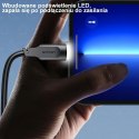 USAMS Kabel USB-C 6A 1,2m Port Display Fast charging Lithe Series zielony/green SJ568USB04 (US-SJ568)