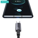 USAMS Kabel USB na USB-C 3A 0,25mFast Charging stalowy/tarnish SJ680USB01 (US-SJ680)