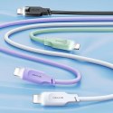 USAMS Kabel lightning 2,4A 1,2m Fast Charging Lithe Series purpurowy/purple SJ565USB03 (US-SJ565)