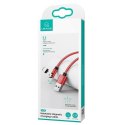 USAMS Kabel magnetyczny U59 microUSB 2.1A Fast Charge 1m pleciony czerwony/red SJ474USB02 (US-SJ474) regulowany kąt