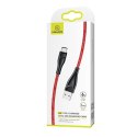 USAMS Kabel pleciony U41 USB-C 1m 2A czerwony/red SJ392USB02 (US-SJ392) Fast Charge