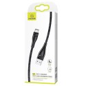 USAMS Kabel pleciony U41 USB-C 2m 2A czarny/black SJ395USB01 (US-SJ395) Fast Charge