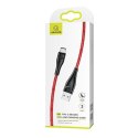 USAMS Kabel pleciony U41 USB-C 3m 2A czerwony/red SJ398USB02 (US-SJ398) Fast Charge