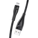 USAMS Kabel pleciony U41 microUSB 1m 2A czarny/black SJ393USB01 (US-SJ393) Fast Charge