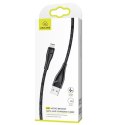 USAMS Kabel pleciony U41 microUSB 1m 2A czarny/black SJ393USB01 (US-SJ393) Fast Charge