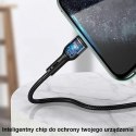 USAMS Kabel pleciony U55 2A USB-C czarny/black 1m SJ449USB01 (US-SJ449)