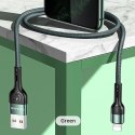 USAMS Kabel pleciony U55 2A lightning 1szt. for set U55 zielony/green 1m SJ448USBSG02 (US-SJ448)