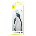 USAMS Kabel pleciony U55 2A micro USB zielony/green 1m SJ450USB02 (US-SJ450)