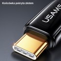 USAMS Kabel pleciony U82 USB-C na USB-C 2m 240W PD 3.1 Fast Charging czarny/black SJ581USB01 (US-SJ581)