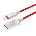 USAMS Kabel power-off U-Sun Lightning czerwony/red 1,9m IPYSUSB203 (US-SJ170)