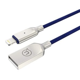 USAMS Kabel power-off U-Sun Lightning niebieski/blue 1,9m IPYSUSB202 (US-SJ170)