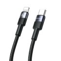 USAMS Kabel USB-C na Lightning 30W 1,2m czarny/black SJ729USBSG01 (US-SJ729) (tuba)