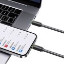 USAMS Kabel USB-C/Lightning 1m SJ735 30W czarny/black YU Series SJ735USB01 (US-SJ735)