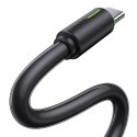 USAMS Kabel USB-C/USB-C 1m SJ734 60W czarny/black YU Series SJ734USB01 (US-SJ734)