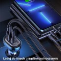 USAMS Ład. sam. 2xUSB+1xUSB-C 80W Fast Charge czarny/black CC159CC01 (US-CC159)