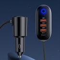 USAMS Ład. sam. 3xUSB 1xUSB-C 156W czarny/black CC161CC01 (US-CC161)